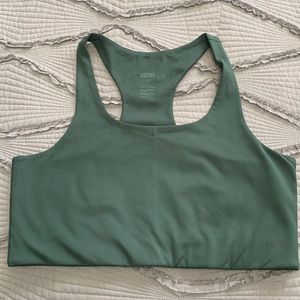Girlfriend Collective green sports bra